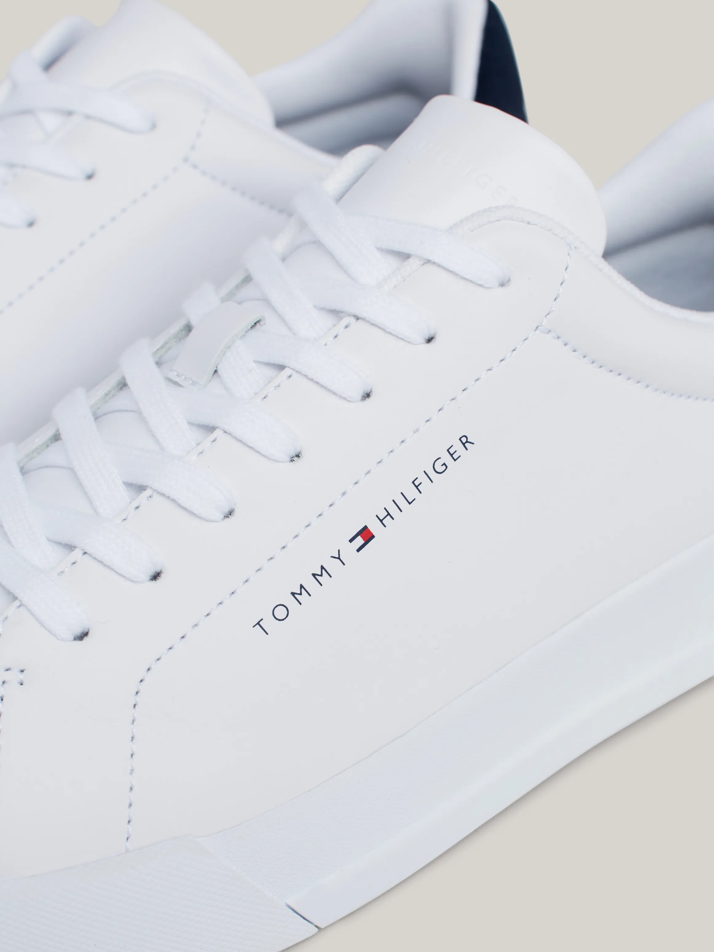 Leather Chunky Court Trainers | Sneakers | Tommy Hilfiger