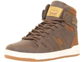 Levi's Men's 520-BB-HI-X Sneakers High Top Black/Tan Sz: 10 519695