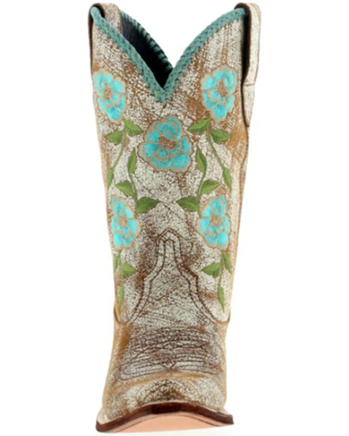 Liberty Black Women's Nina Rose Embroidered Western Boot - Round Toe