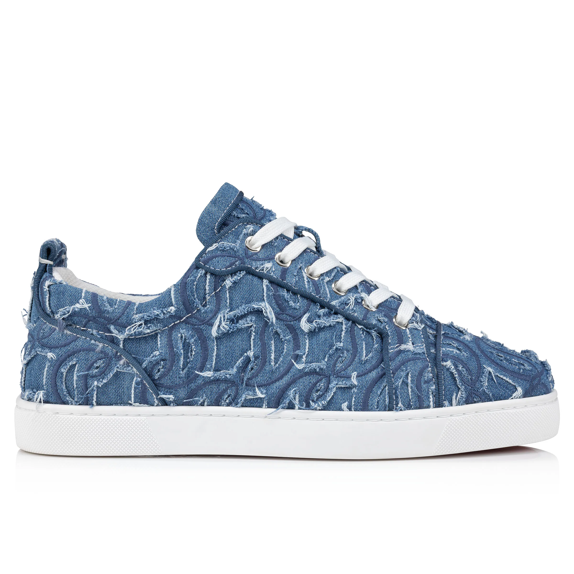 Louis Junior Sneakers - Denim Louboutin embroidered - Denim - Men