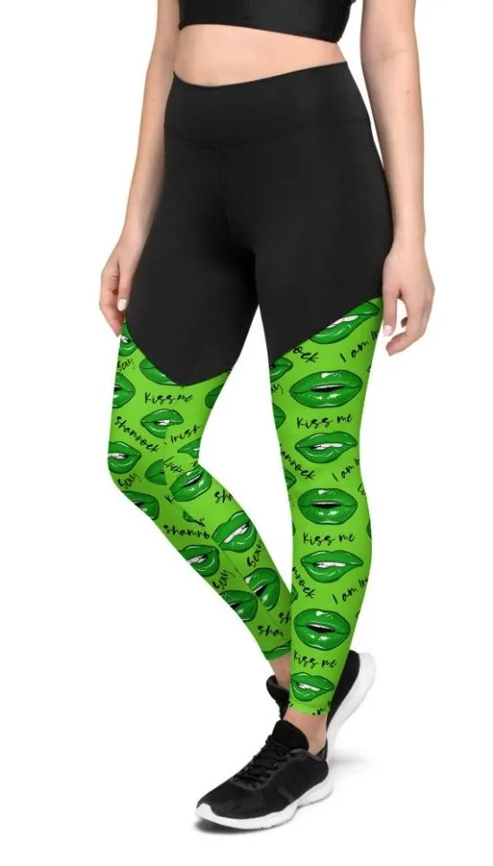 Lucky Irish Compression Leggings