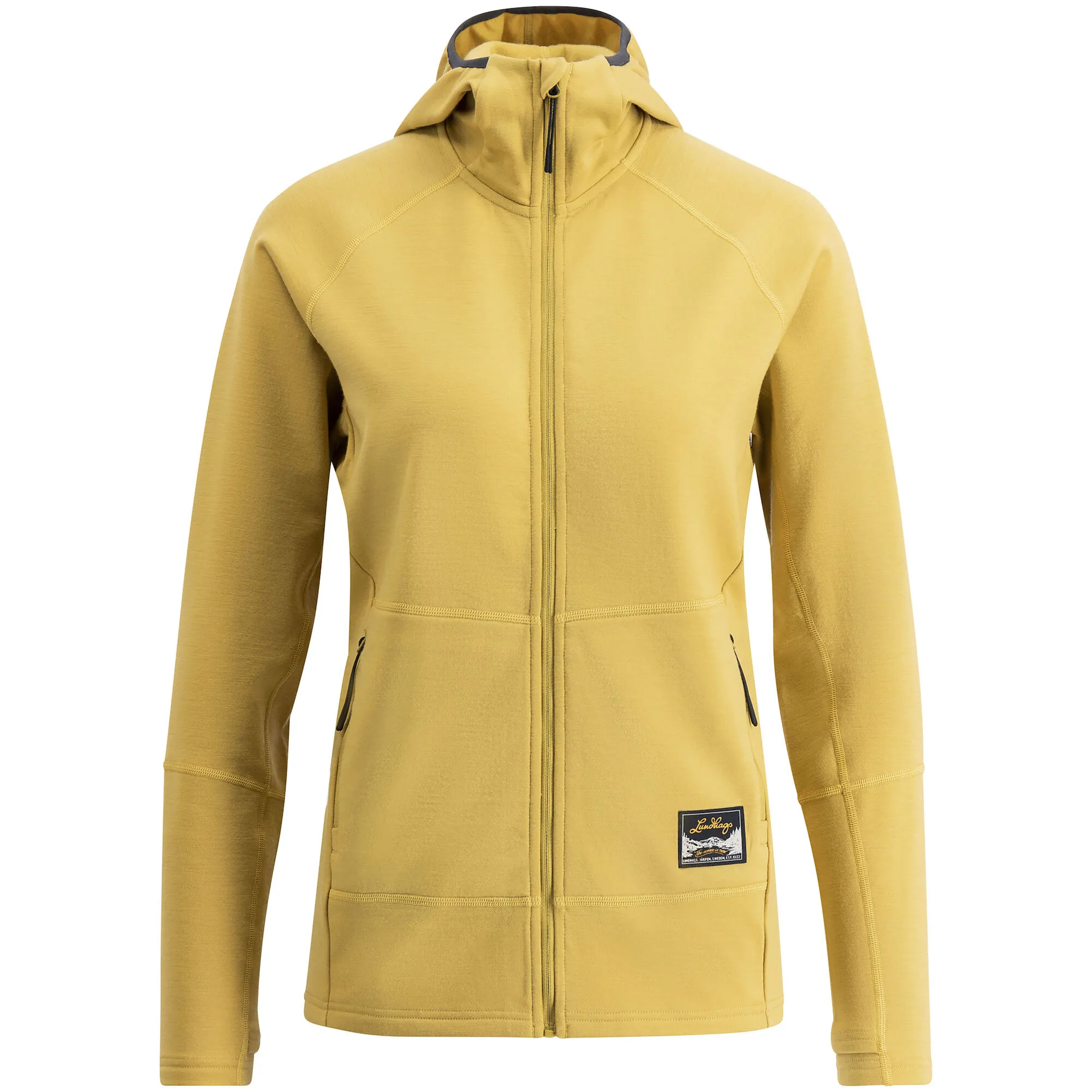 Lundhags Women's Tived Merino Hoodie Straw | Buy Lundhags Women's Tived Merino Hoodie Straw here | Outnorth