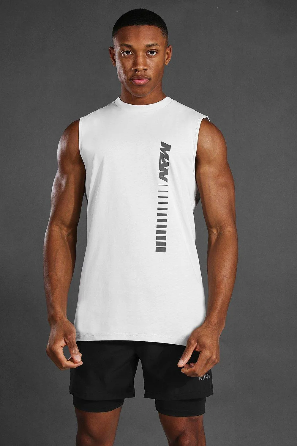 Man Active Graphic Print Tank