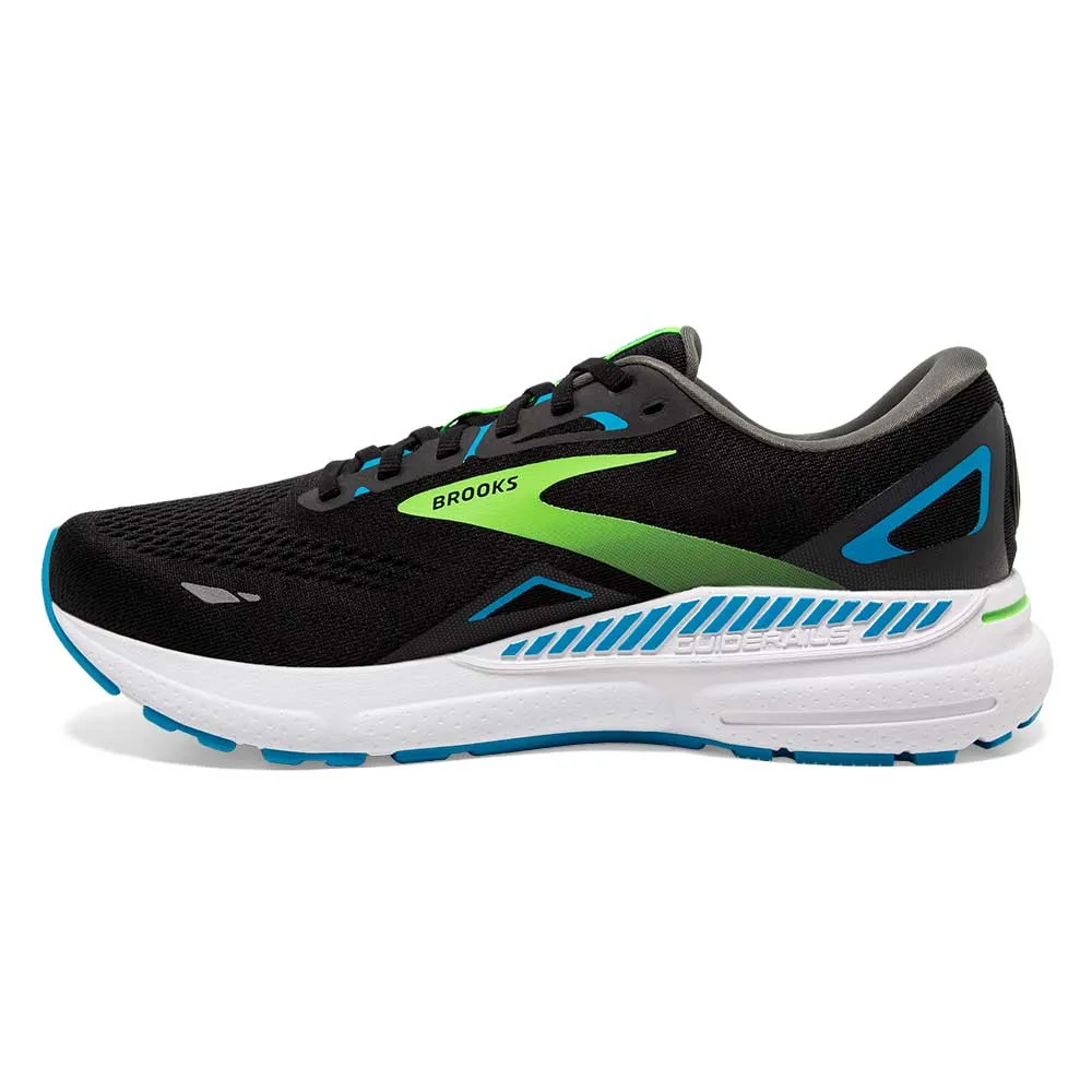 Men's Adrenaline GTS 23 Running Shoe - Black/Hawaiian Ocean/Green - Regular (B)