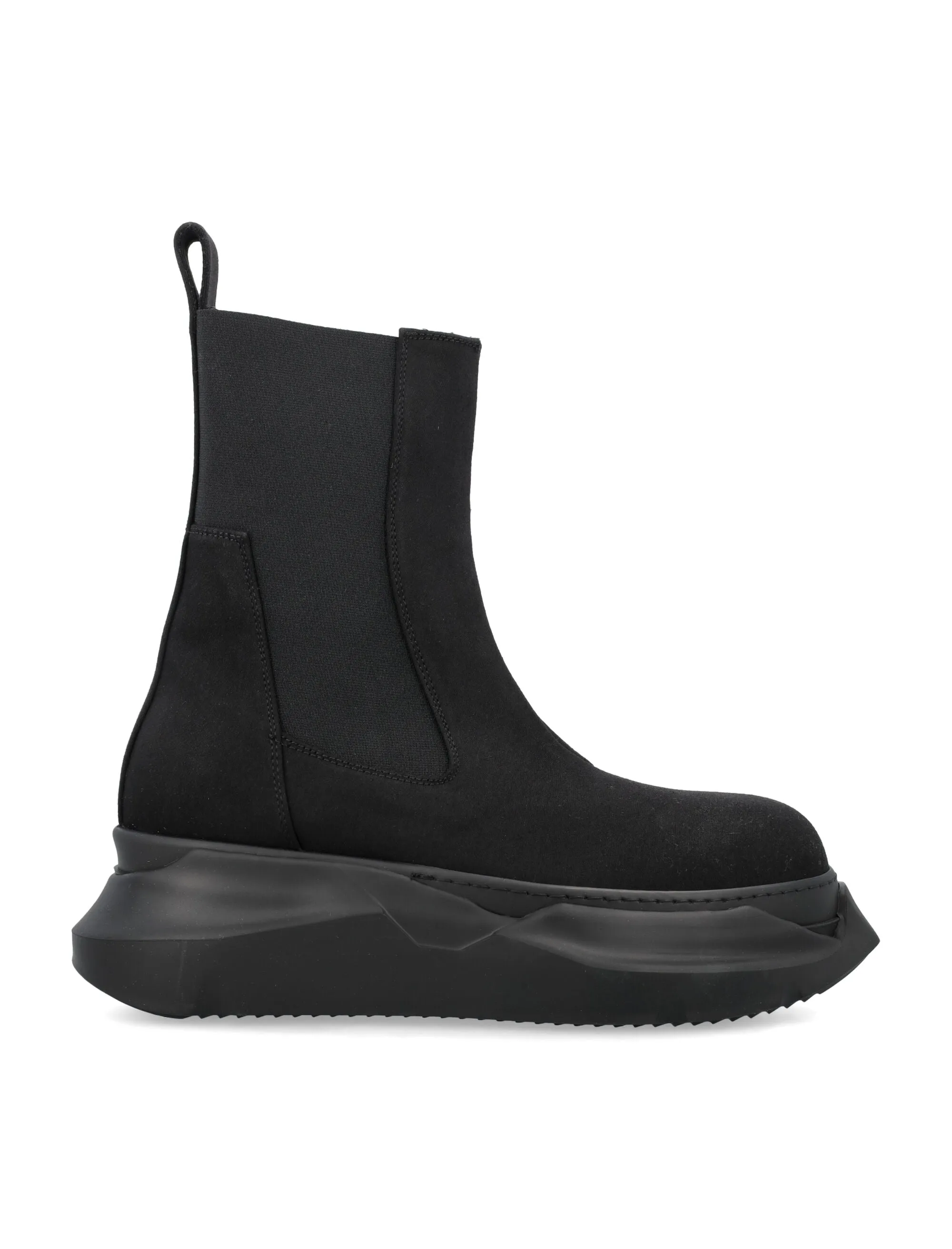 Men's Black Abstract Beatle Boot by Rick Owens DRKSHDW