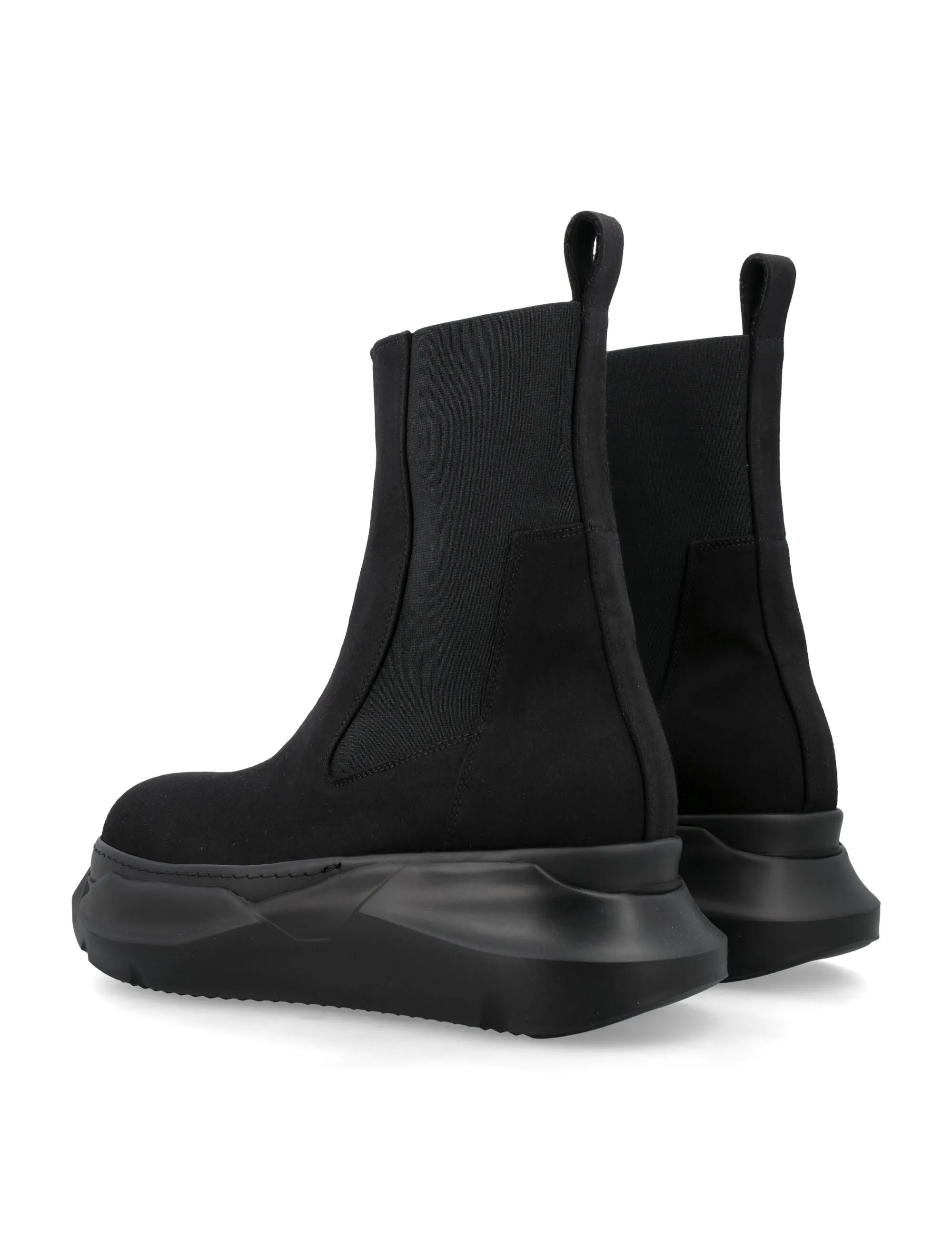 Men's Black Abstract Beatle Boot by Rick Owens DRKSHDW