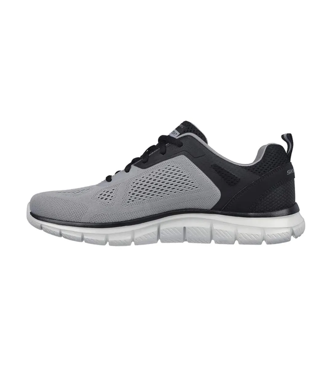 Mens track broader trainers grey/black Skechers