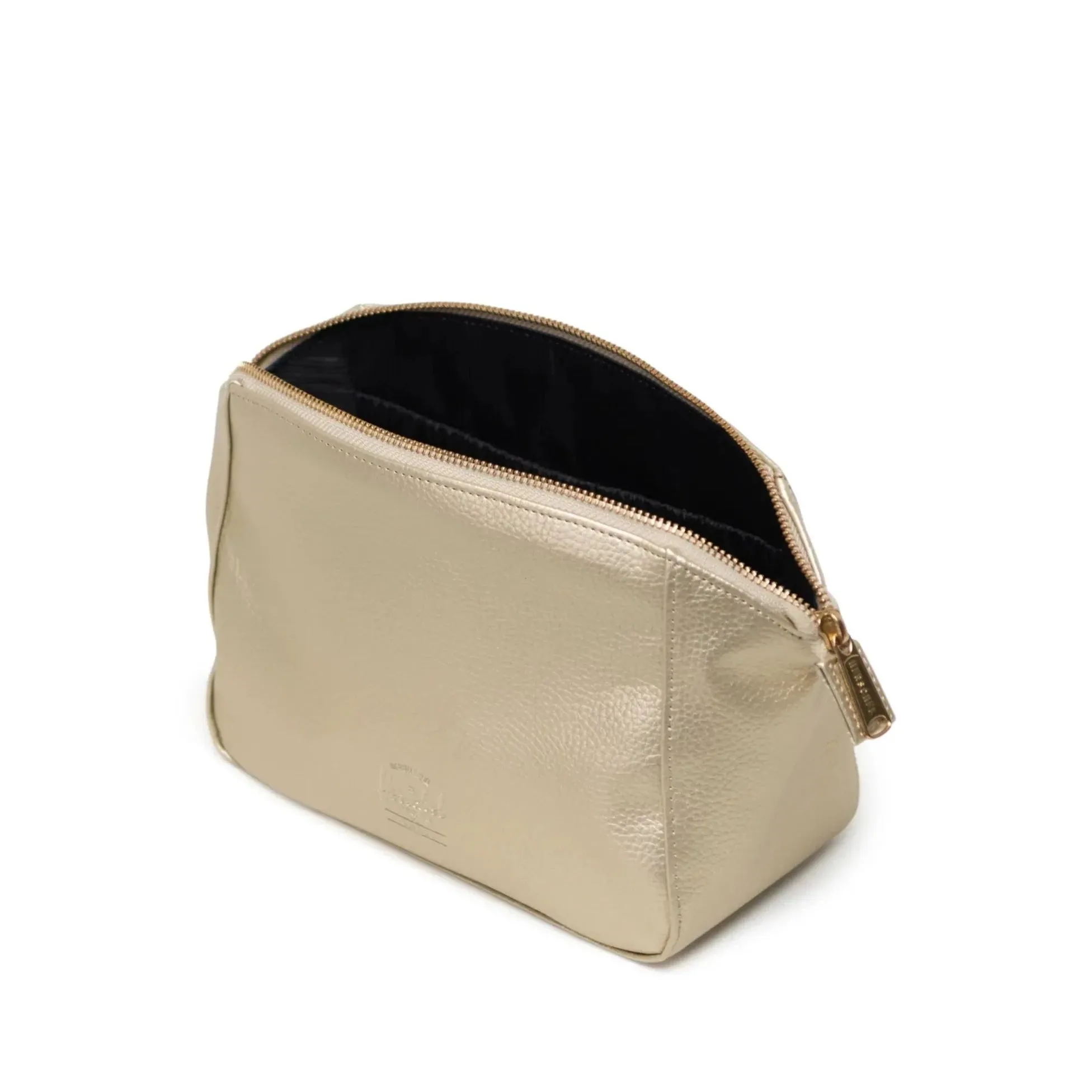 Milan Toiletry Bag (Gold Vegan Leather)