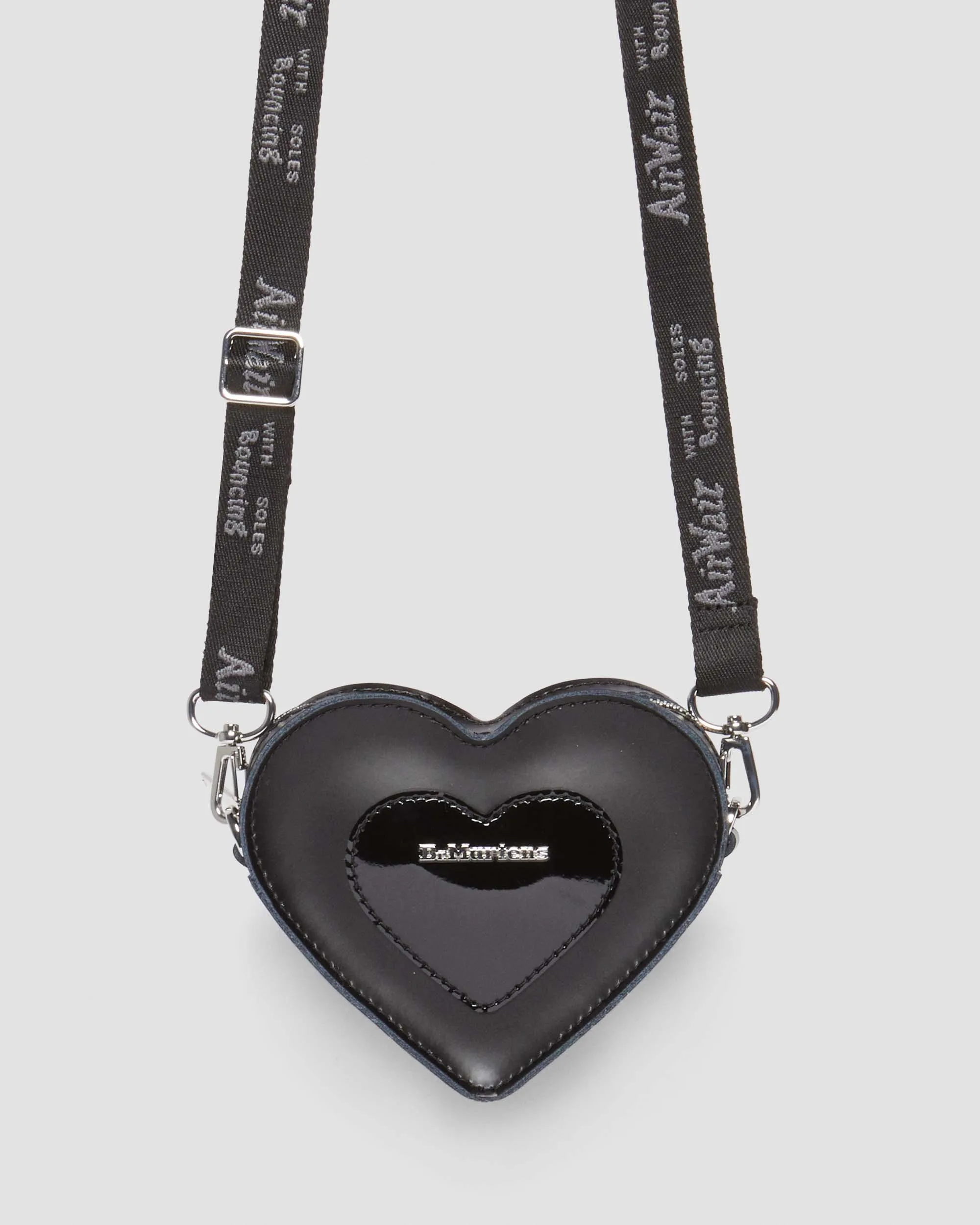 Mini Heart Shaped Kiev & Patent Leather Bag