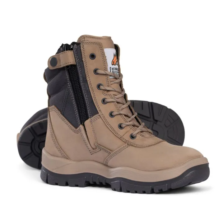 Mongrel 251060 High Zipsider Safety Boot Stone