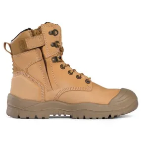 Mongrel 561050 High Zip Safety Boot Rubber Wheat