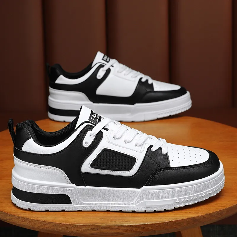 New Model Casual Fashionable Leather Men's Sneakers