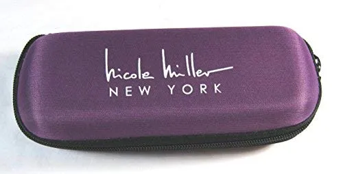 Nicole Miller Micro Mini Umbrella with Hard Eyeglass Carrying Case Mauve