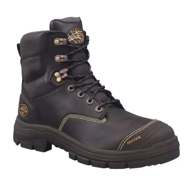 Oliver 55-345Z Zip Sided 150mm Boot Black