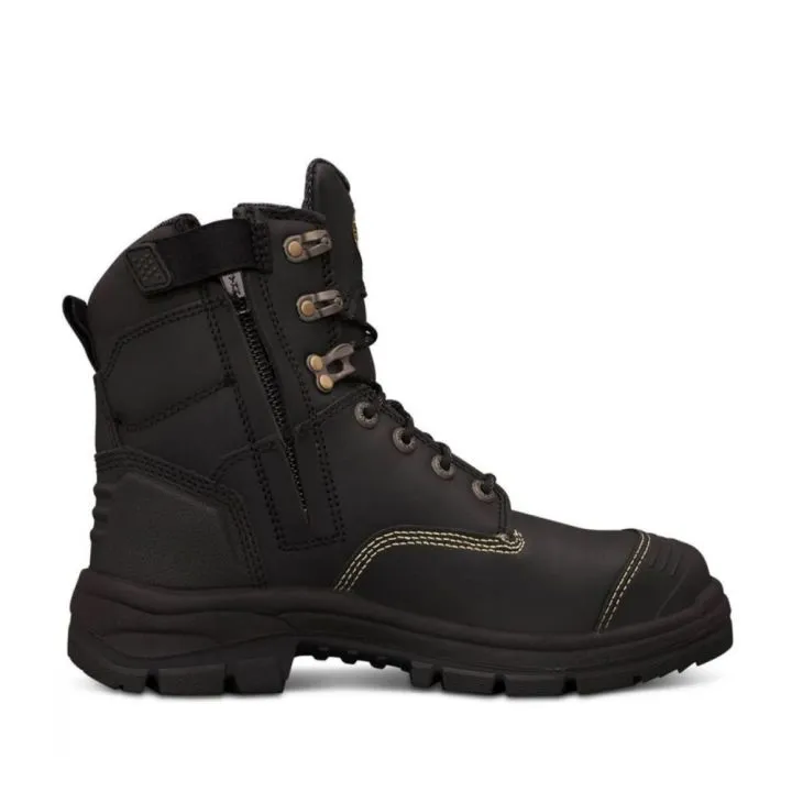 Oliver 55-345Z Zip Sided 150mm Boot Black