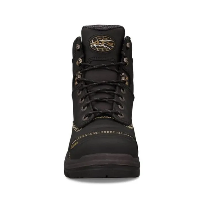 Oliver 55-345Z Zip Sided 150mm Boot Black