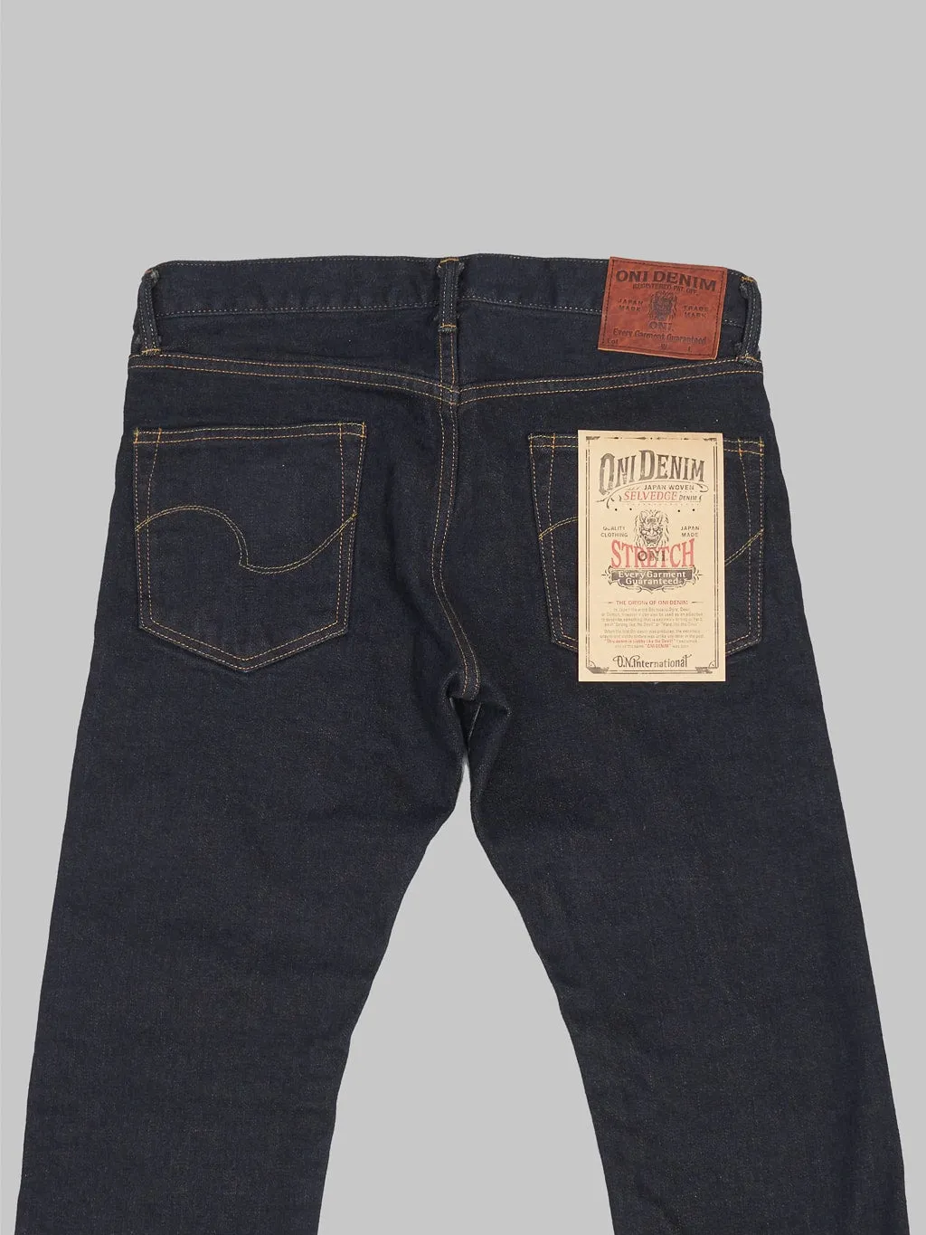 ONI Denim 122S-MOCA Mocha Weft 15oz Stretch Relax Tapered Jeans