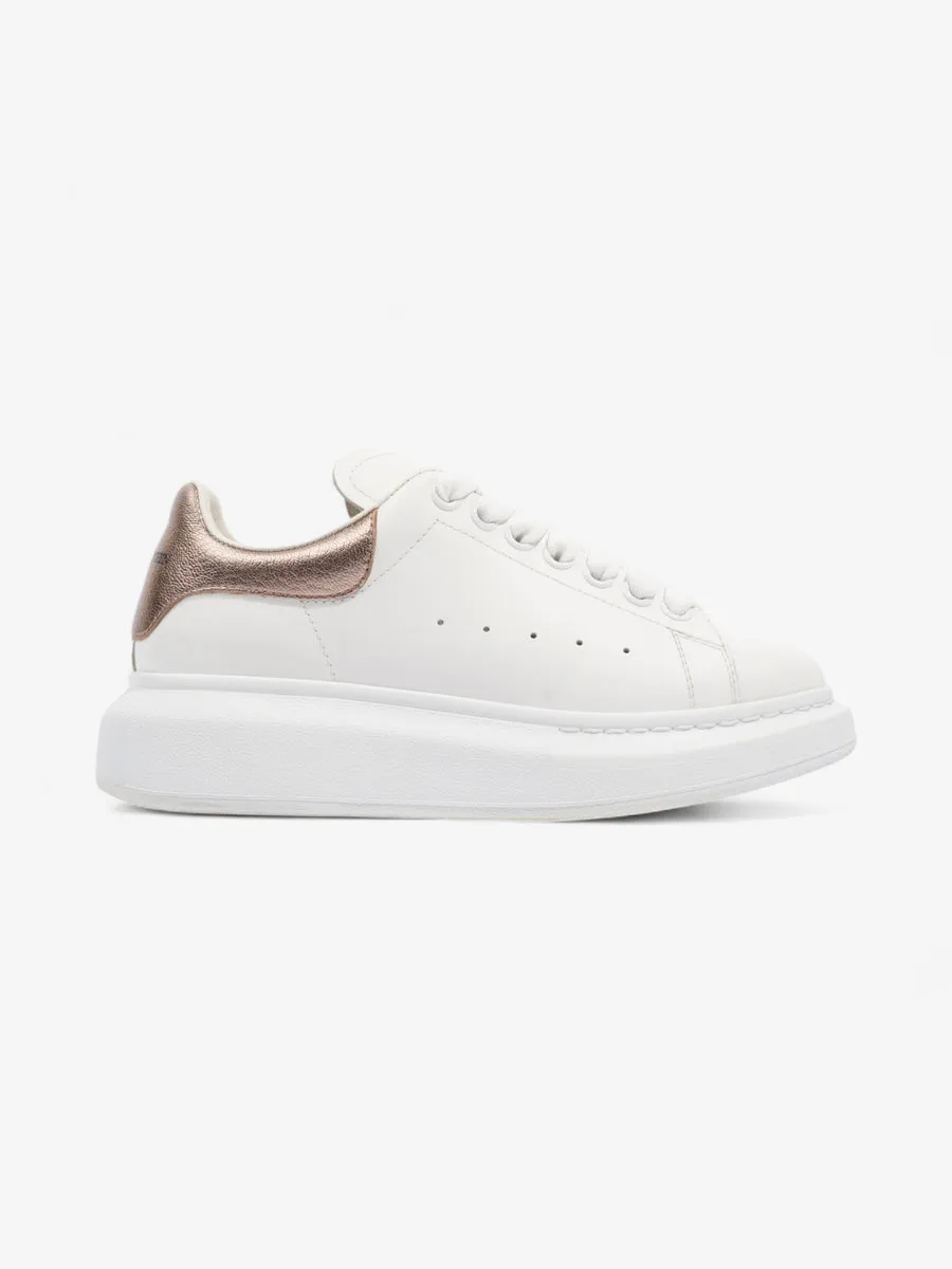 Oversized Sneakers White / Rose Gold Leather EU 36.5 UK 3.5