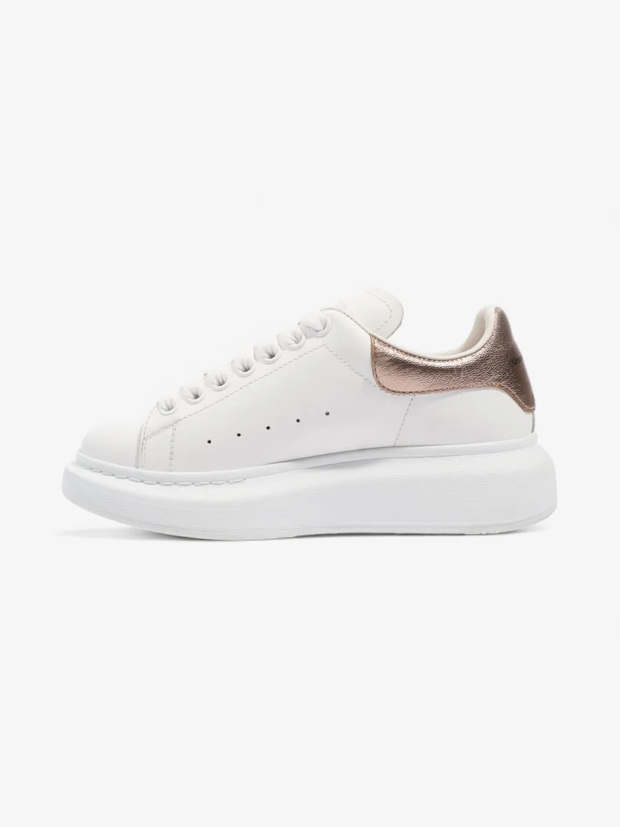 Oversized Sneakers White / Rose Gold Leather EU 36.5 UK 3.5