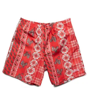 PAISLEY PLAID WATER SHORT