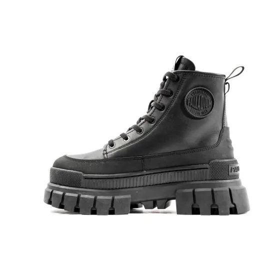 PALLADIUM Revolt Boot Zip Lth Black / Black