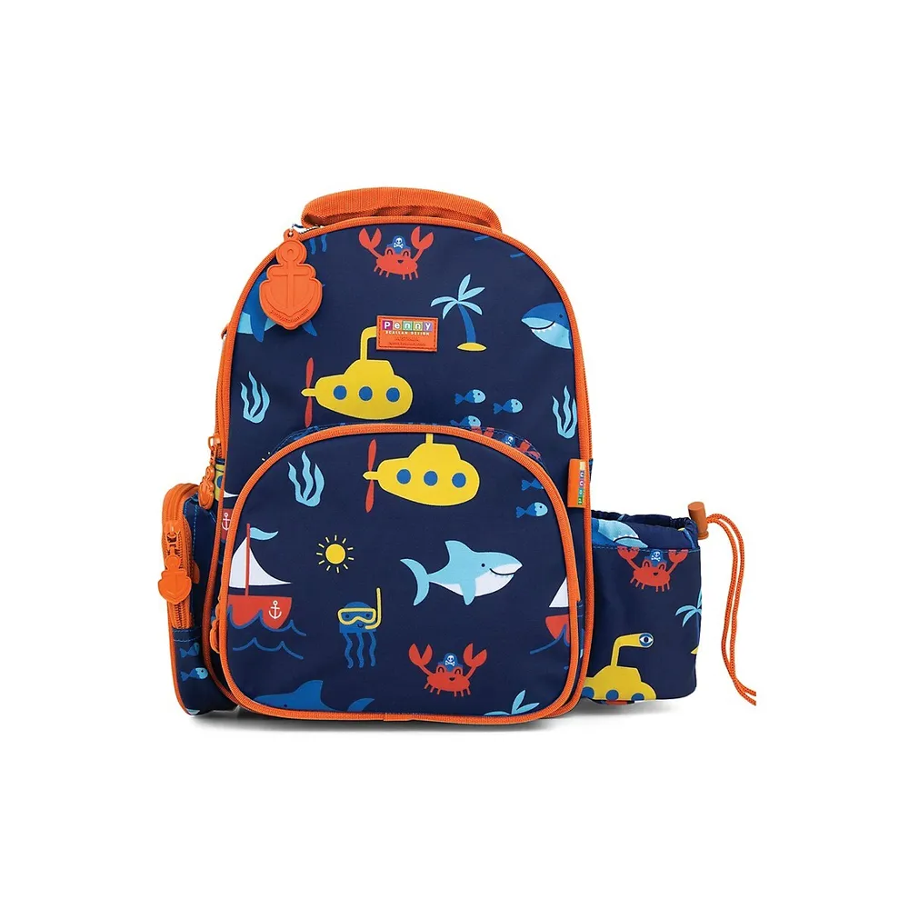 Penny Scallan Kid's Anchors Away Medium Backpack