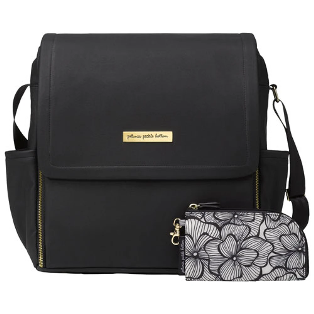 PETUNIA PICKLEBOTTOM Petunia Picklebottom Boxy Backpack - Black Matte Leatherette