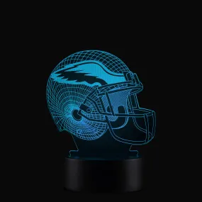 Philadelphia Eagles 3D Illusion Lamp - Helmet