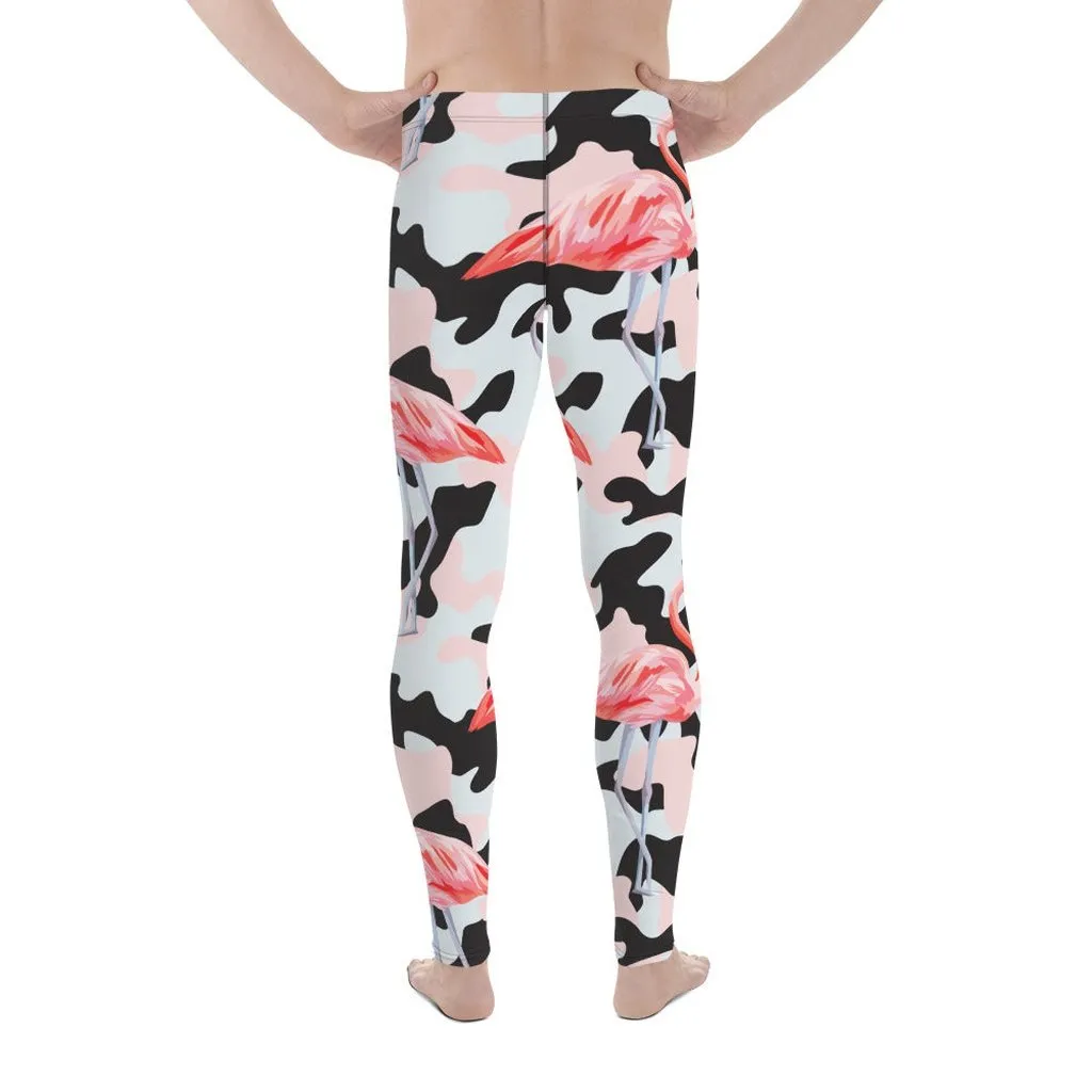 Pink Flamingo Camo Men's Leggings