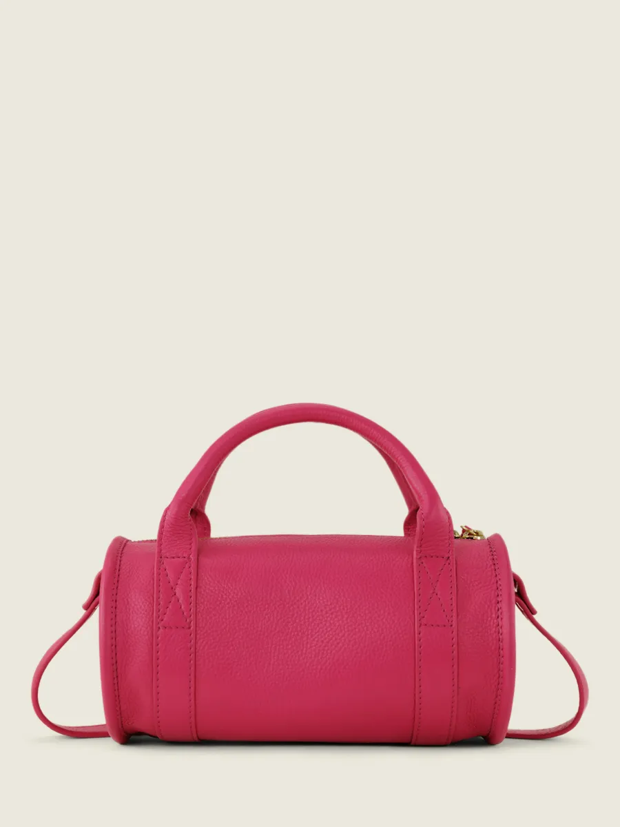 Pink Leather Mini Handbag for Women - Charlie Sorbet Raspberry | PAUL MARIUS