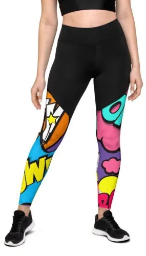 Pop Art Compression Leggings