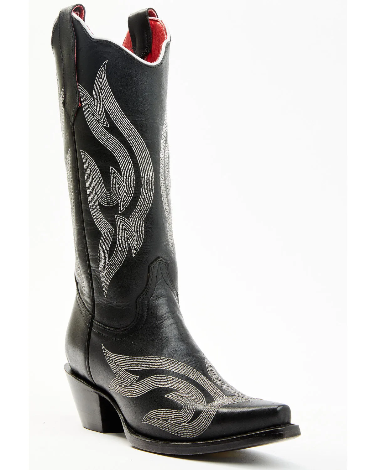 Product Name:  Planet Cowboy Women's Psychedelic Lines On The Highway Leather Western Boot - Snip Toe