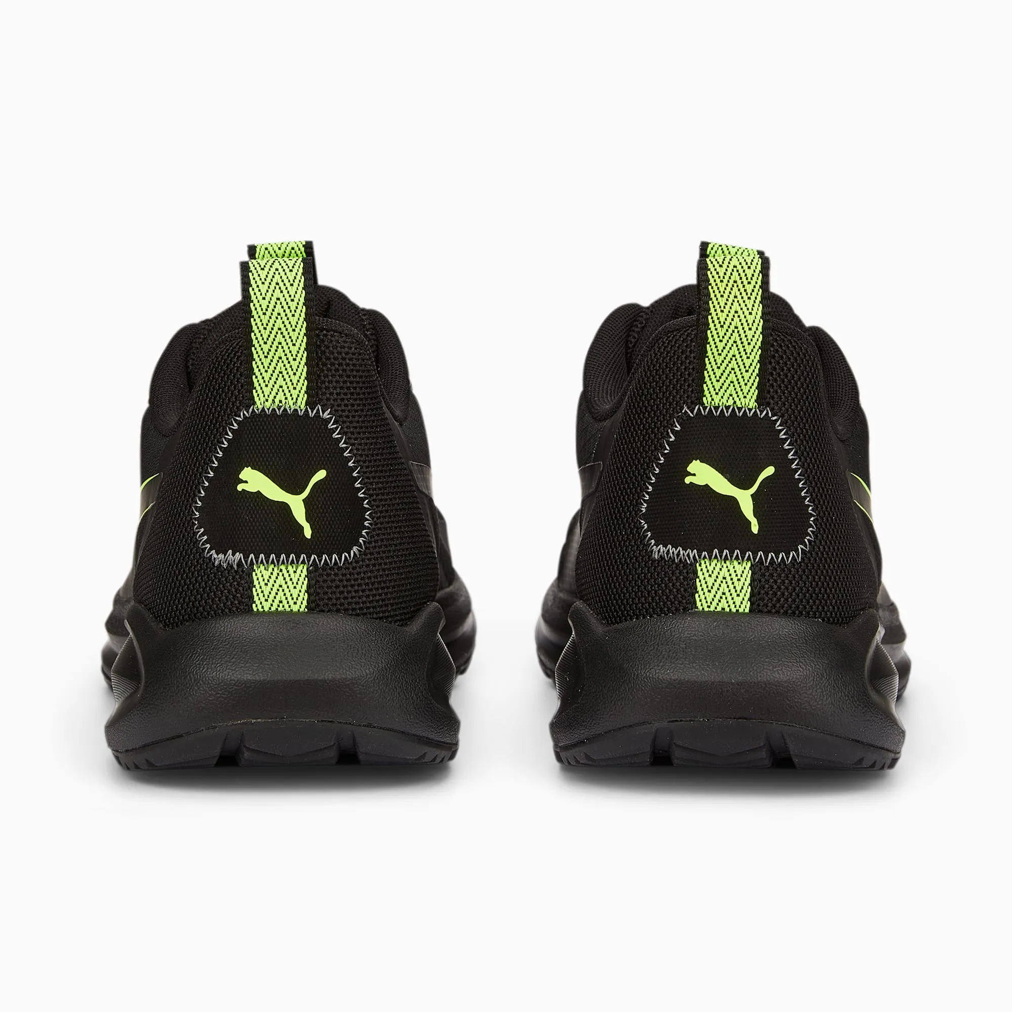 PUMA TWITCH RUNNER TRAIL - PUMA BLACK/LIME SQUEEZE