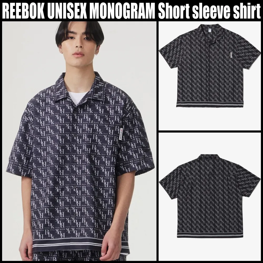 Reebok  |Unisex Street Style Logo Shirts