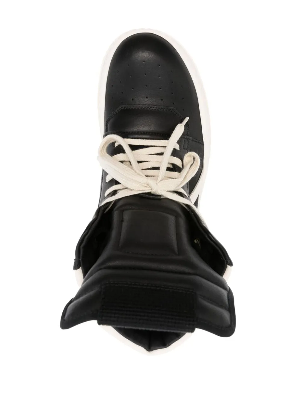 Rick Owens    Rick Owens Geobasket Leather Sneakers