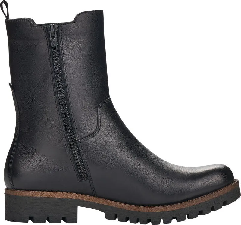 Rieker Tall Black Gore Boot W/ Inside Zip