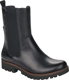 Rieker Tall Black Gore Boot W/ Inside Zip