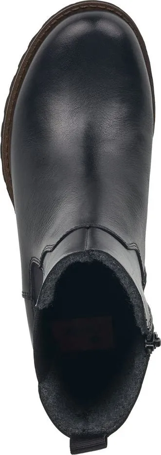 Rieker Tall Black Gore Boot W/ Inside Zip