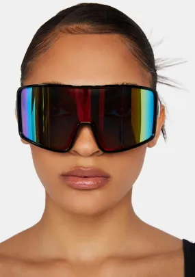 Robo Call Oversized Sunglasses-