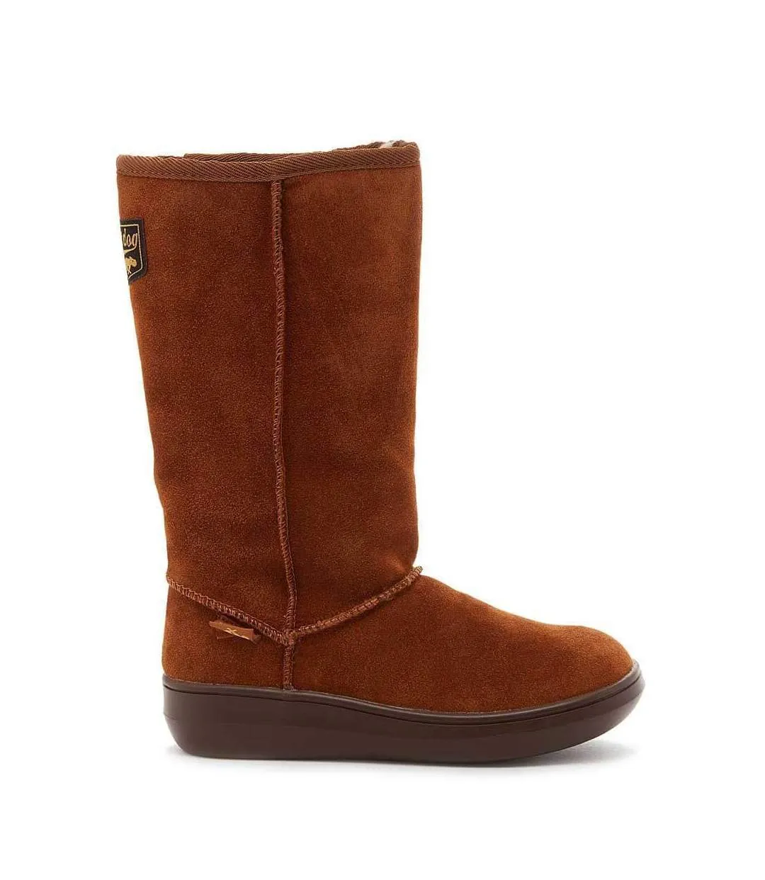 Rocket Dog Sugardaddy Womens/Ladies Leather Pull On Boot (Chestnut) - UTFS6937