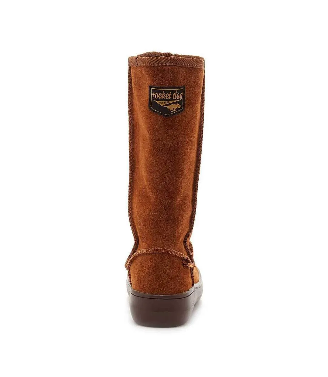 Rocket Dog Sugardaddy Womens/Ladies Leather Pull On Boot (Chestnut) - UTFS6937