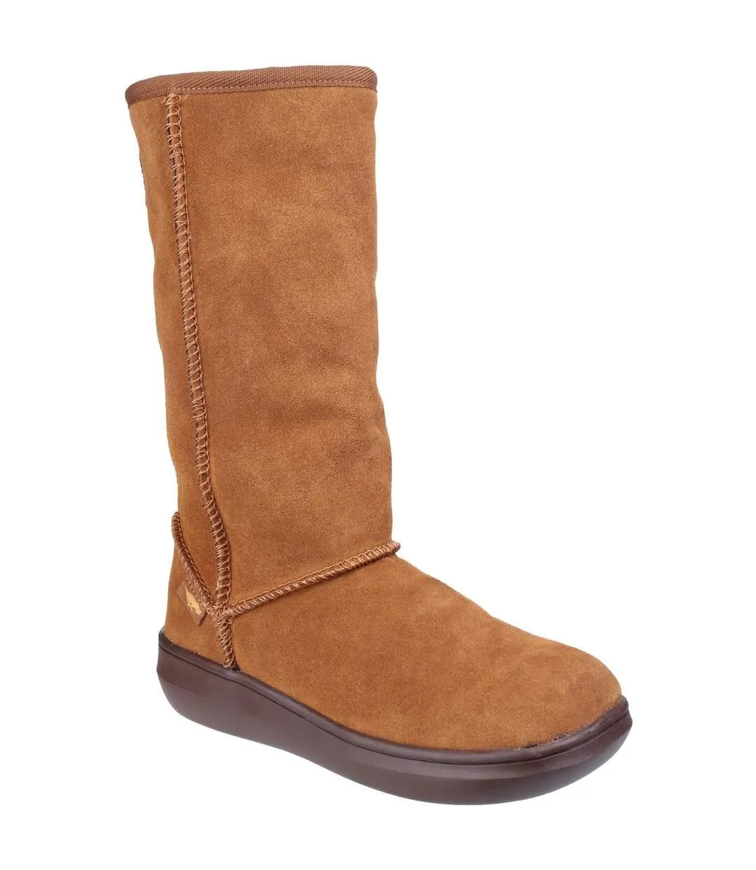 Rocket Dog Sugardaddy Womens/Ladies Leather Pull On Boot (Chestnut) - UTFS6937