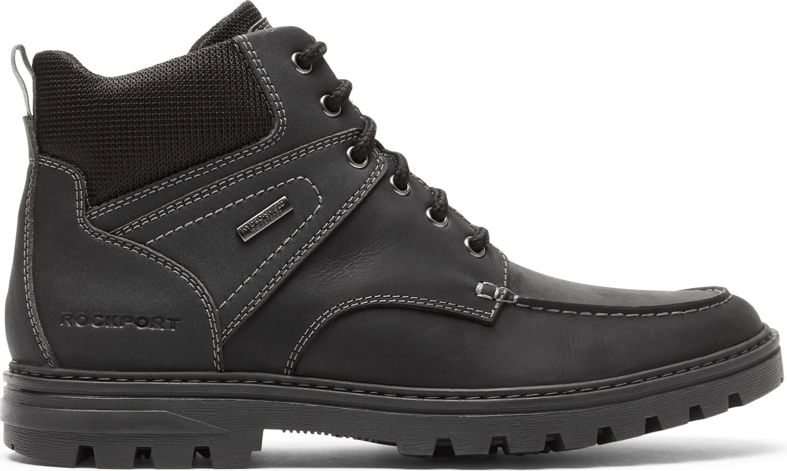 Rockport Weather Ready Moc Toe Boot Black