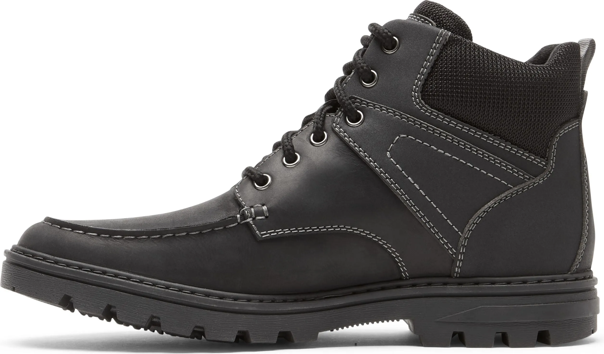 Rockport Weather Ready Moc Toe Boot Black