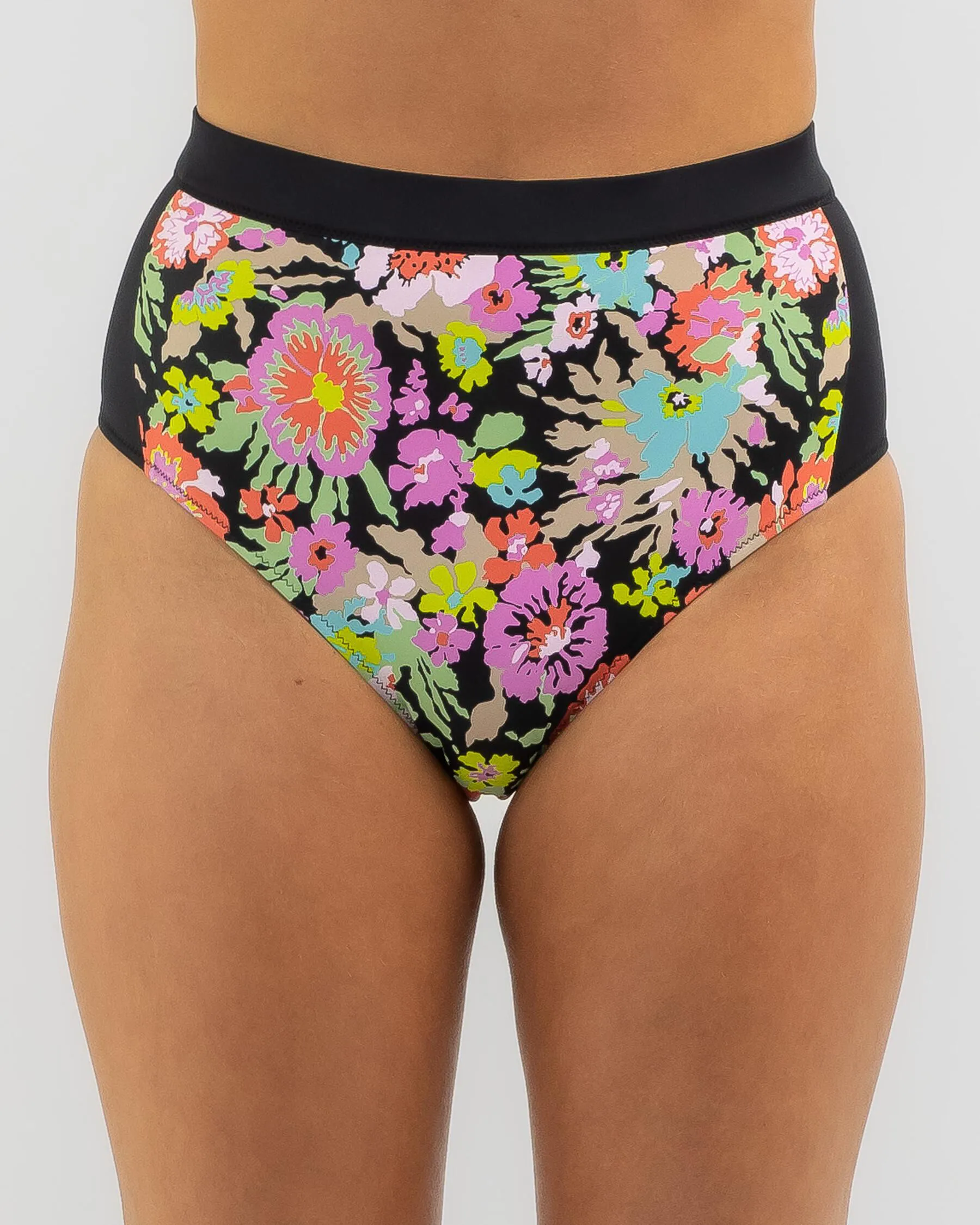 Roxy Active High Waisted Bikini Bottom