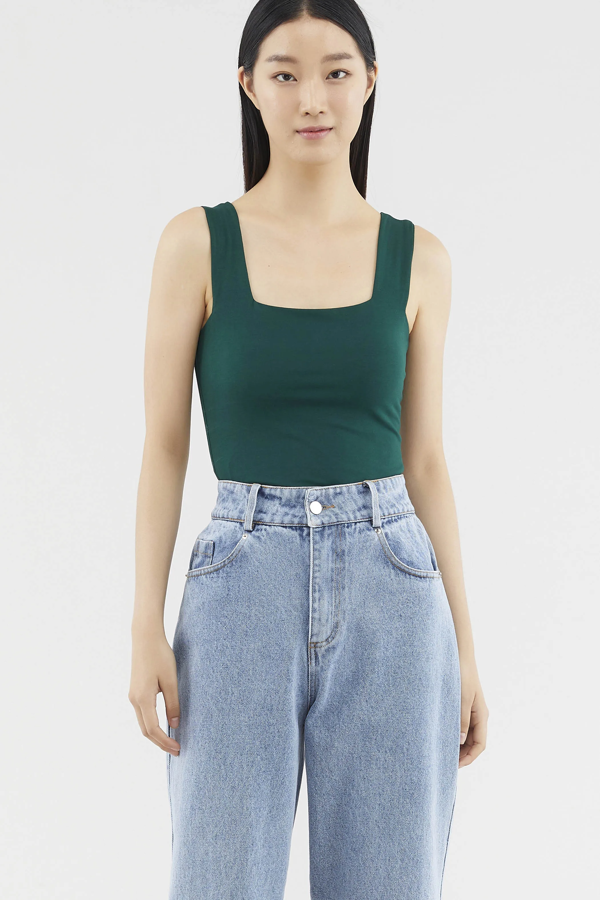 Ruth Square-neck Tank Top 