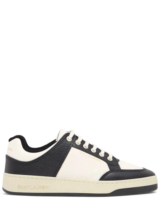 Saint Laurent   20mm SL61 Leather low top sneakers 