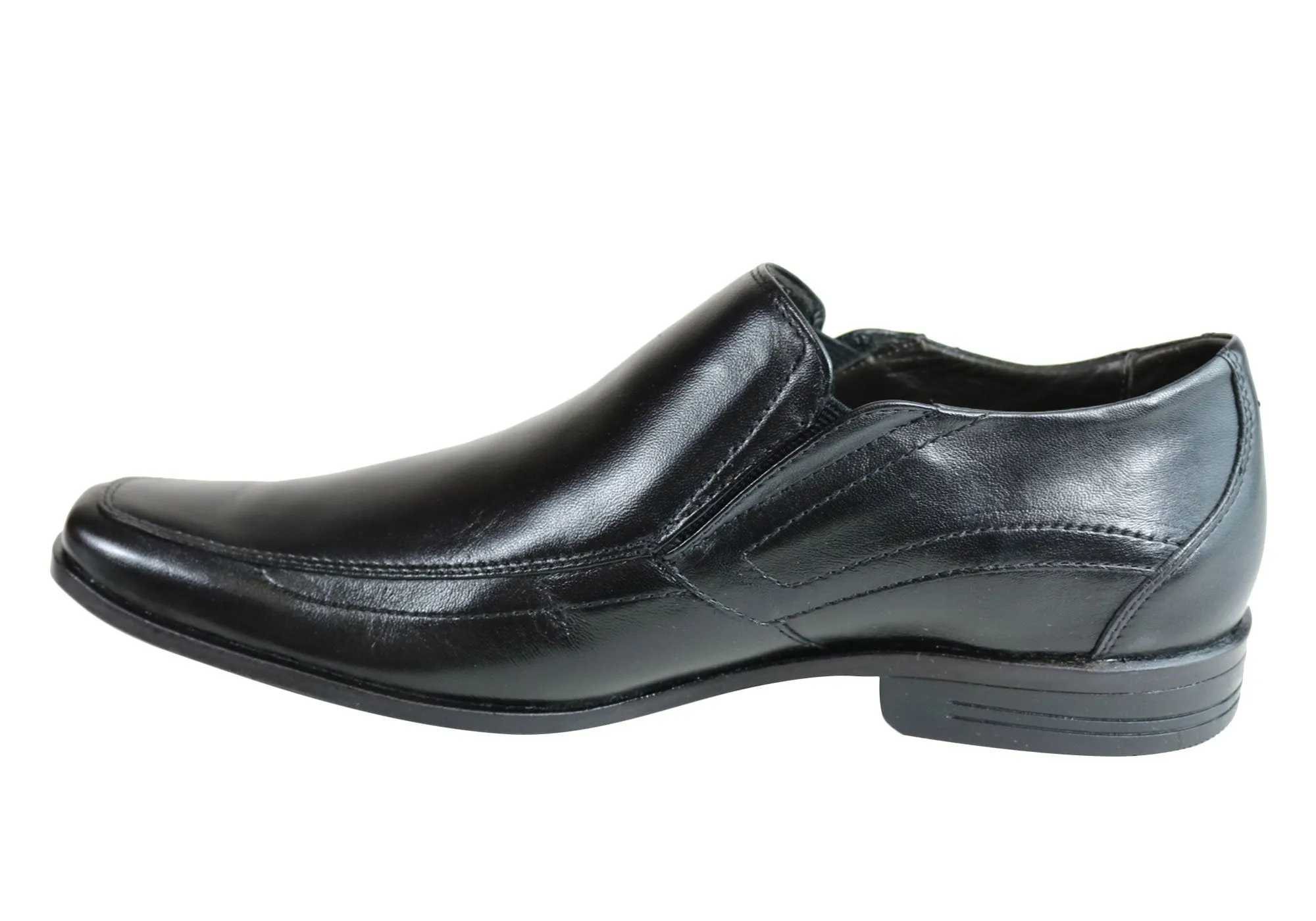 Savelli Easton Mens Comfort Slip On Leather Dress Shoes Made In Brazil