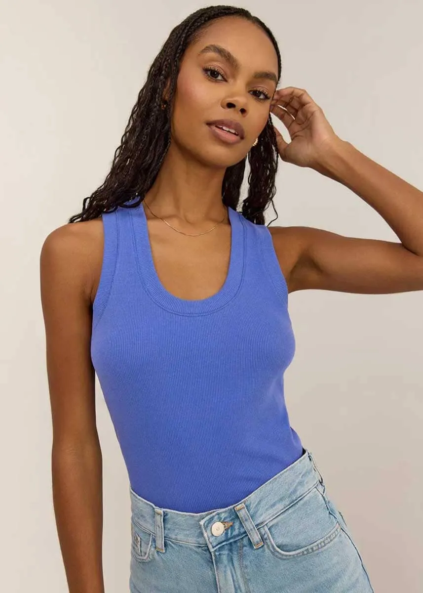 Sirena Rib Tank - Blue Wave