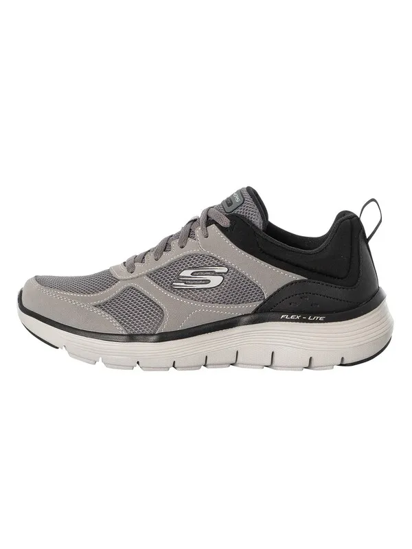 Skechers Flex Advantage Trainers - Charcoal/Black